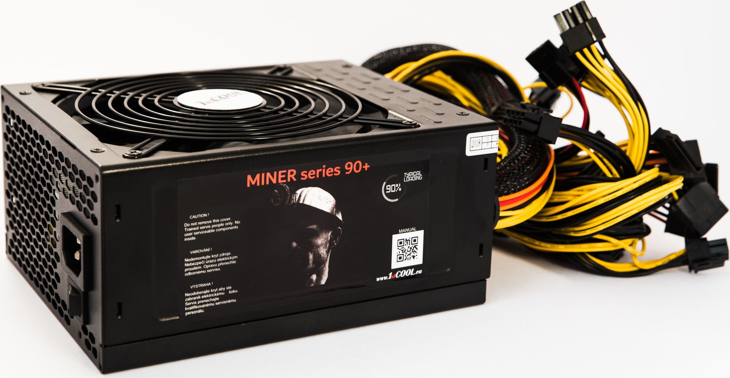 Zasilacz 1stCOOL Miner 1600W (ECP-1600A-14-90)