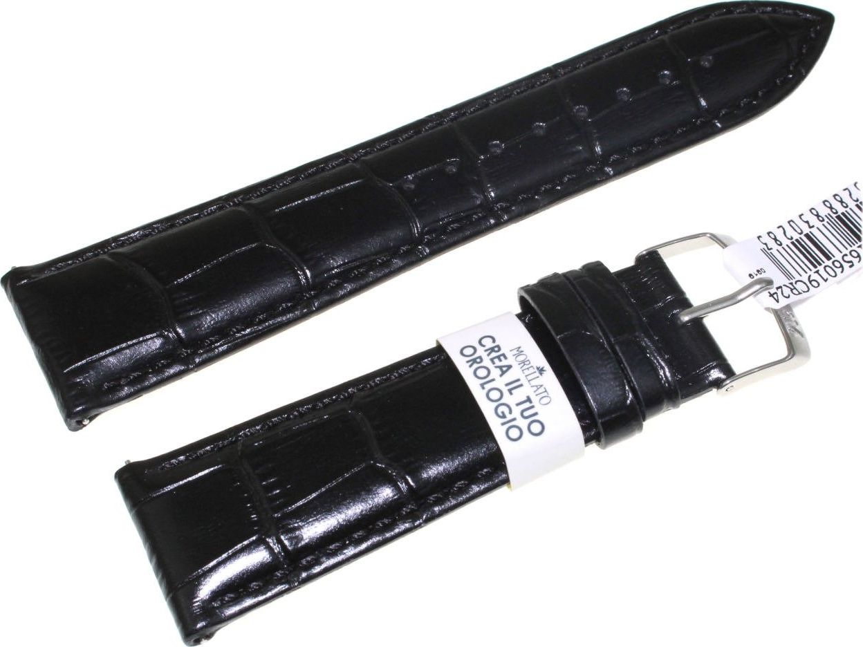 Morellato Skórzany pasek do zegarka 24 mm Morellato A01X5201656019CR24 Easy Click uniwersalny