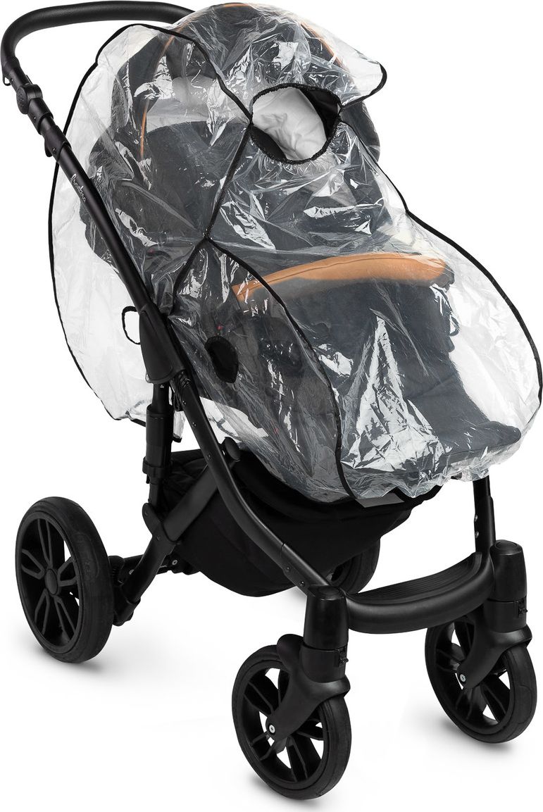 Caretero Folia na wózek z przekładaną rączką