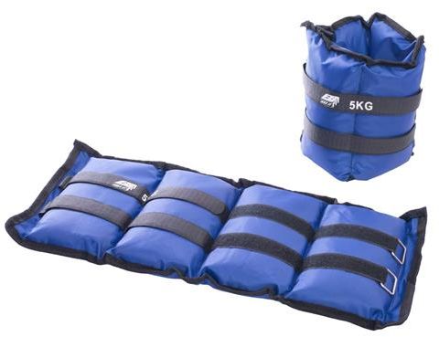 Eb Fit Obciążenia na rzep 2x 5 kg niebieskie