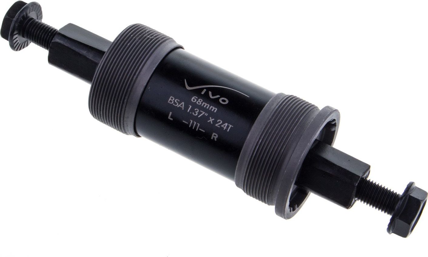 Vivo Wkład suportu BSA oś Cr-Mo 1,37"x 24T- R-L-68 mm -BB-PR00 122,0 mm