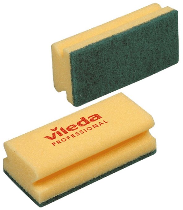 Gąbka do szorowania VILEDA PROFESSIONAL 1641, żółto-zielona