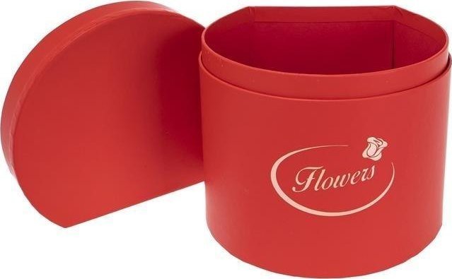 Pudełko Flower Box czerwony ROZETTE