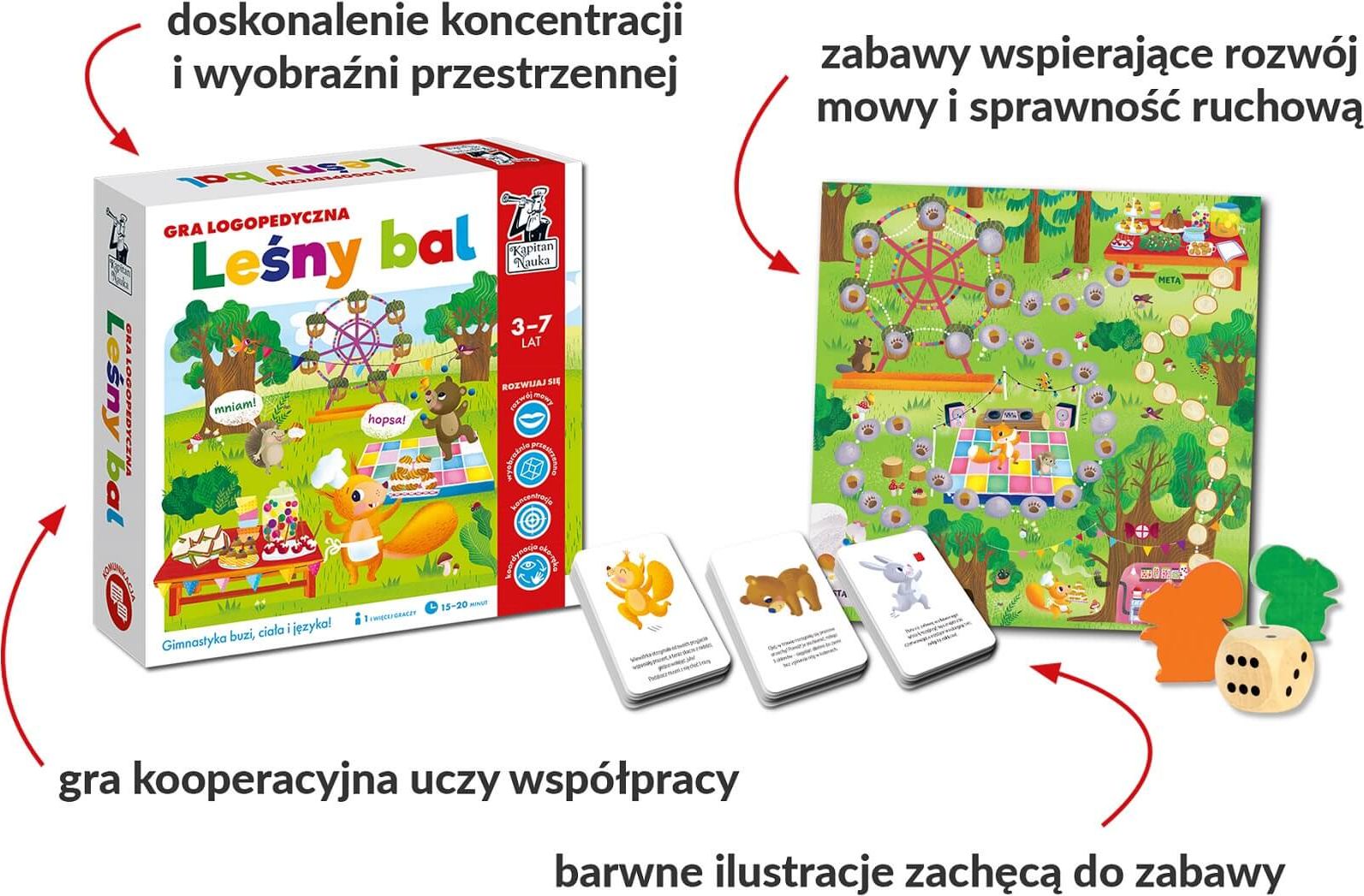 Kapitan Nauka Kapitan Nauka. Gra logopedyczna. Leśny bal