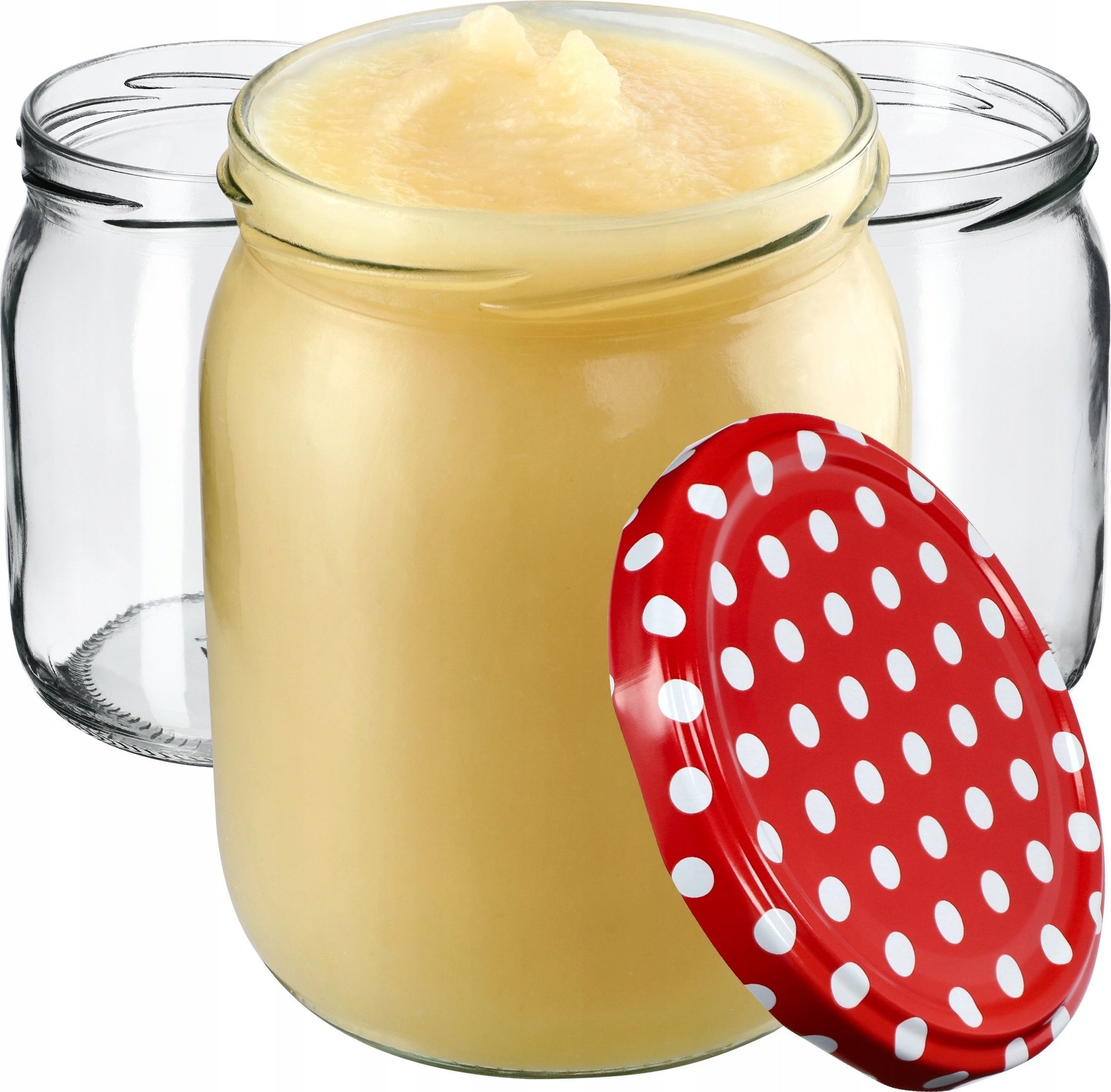 Kadax 16x Słoik Szklany 540ml Słoiki Dżem + Wieczko fi82
