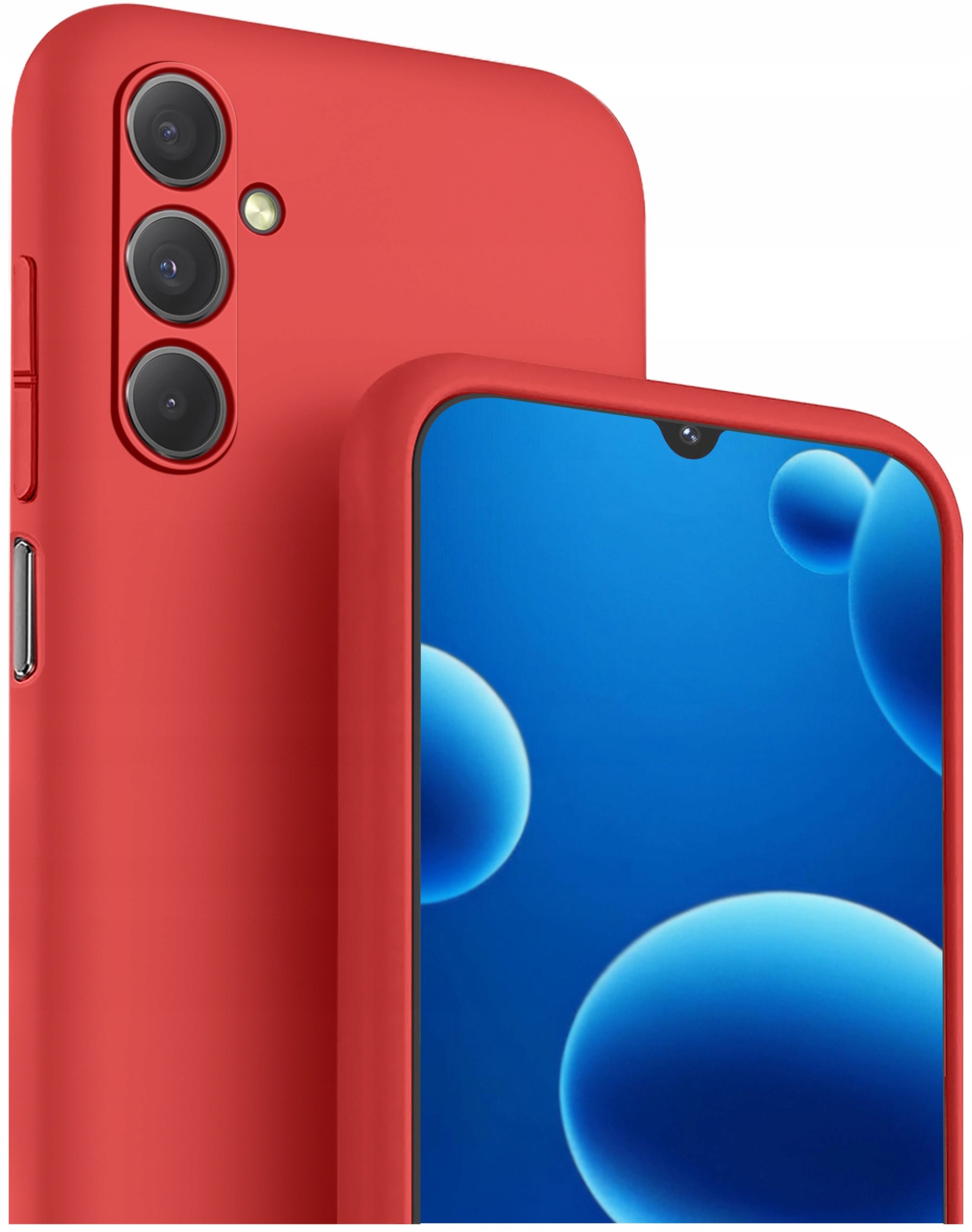 Etui do Samsung A26 5G CASE Silicone ELASTYCZNE + Szkło OCHRONNE 9H