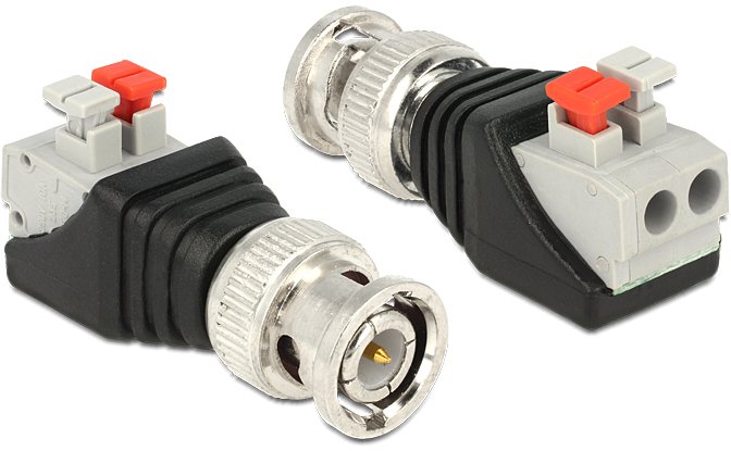 Delock Adapter Złącze 2Pin -> BNC Wtyk - 65525