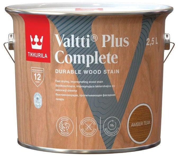 VALTTI PLUS COMPLETE AMBER TEAK 2.5L