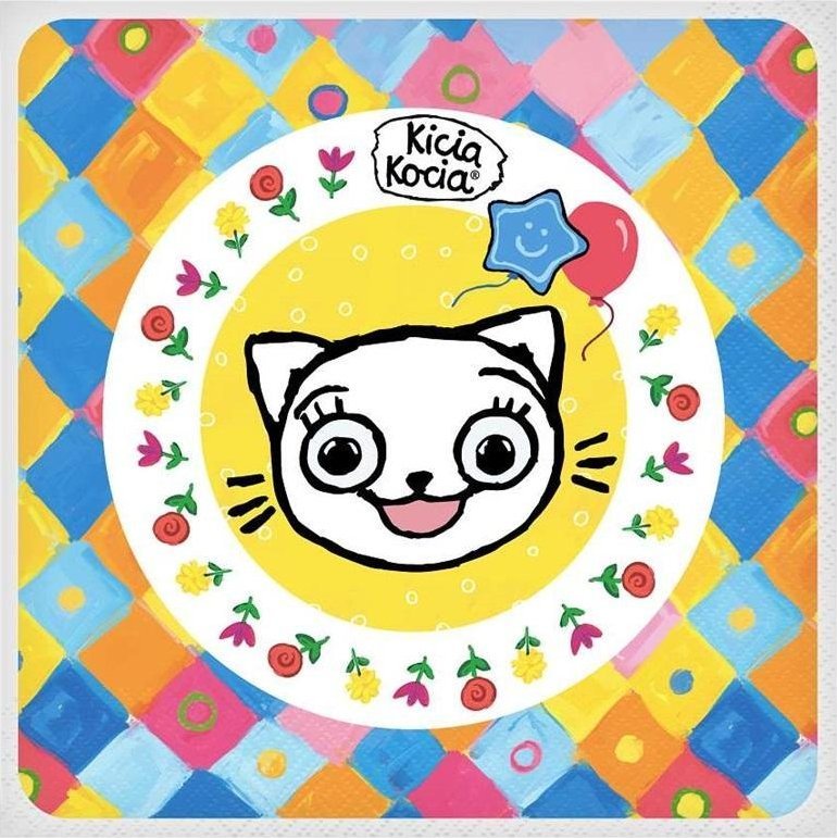 Serwetki papierowe Kicia Kocia 33x33cm 20szt