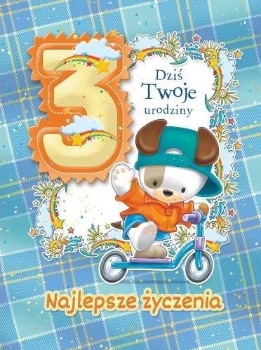 Trend Karnet B6 3 latka chłopiec fun