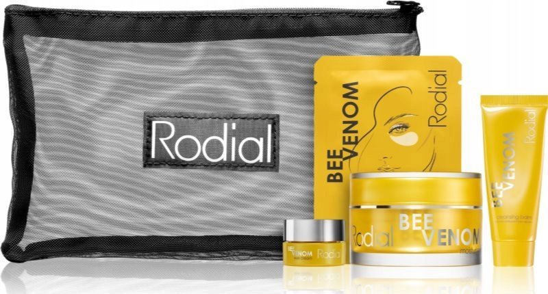 Little Luxuries Kit Set Rodial: Bee Venom, Moisturizing, Cream, For Face, 15 ml + Bee Venom, Eliminates Impurities, Cleansing Balm, For Face, 20 ml +