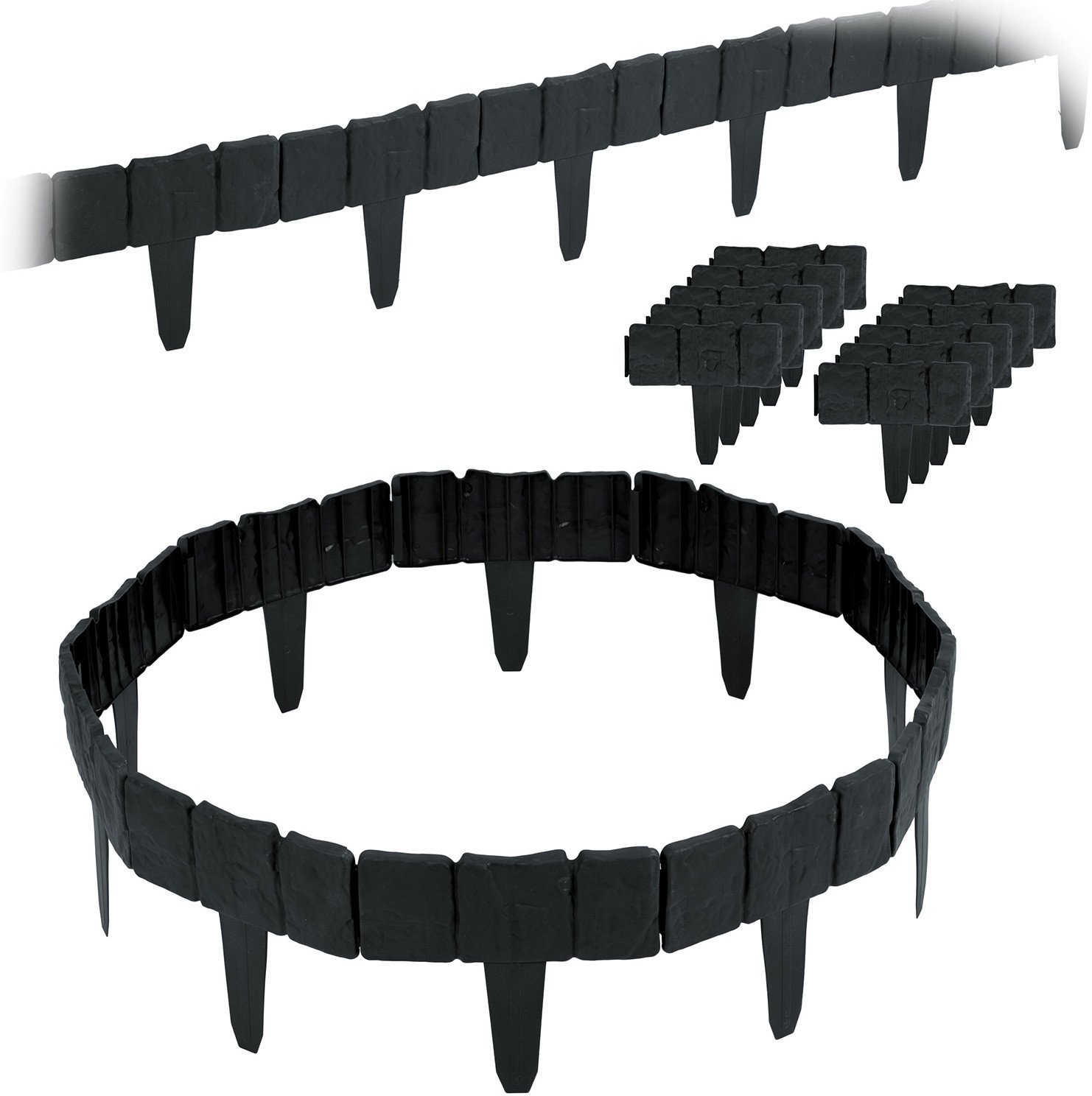 Obrzeże ogrodowe Plonos 250 cm PL-962 antracytowe