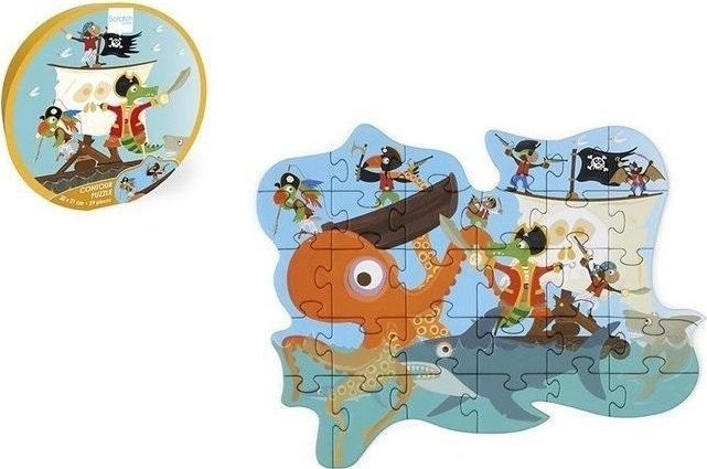 Puzzle 29 konturowe Piraci