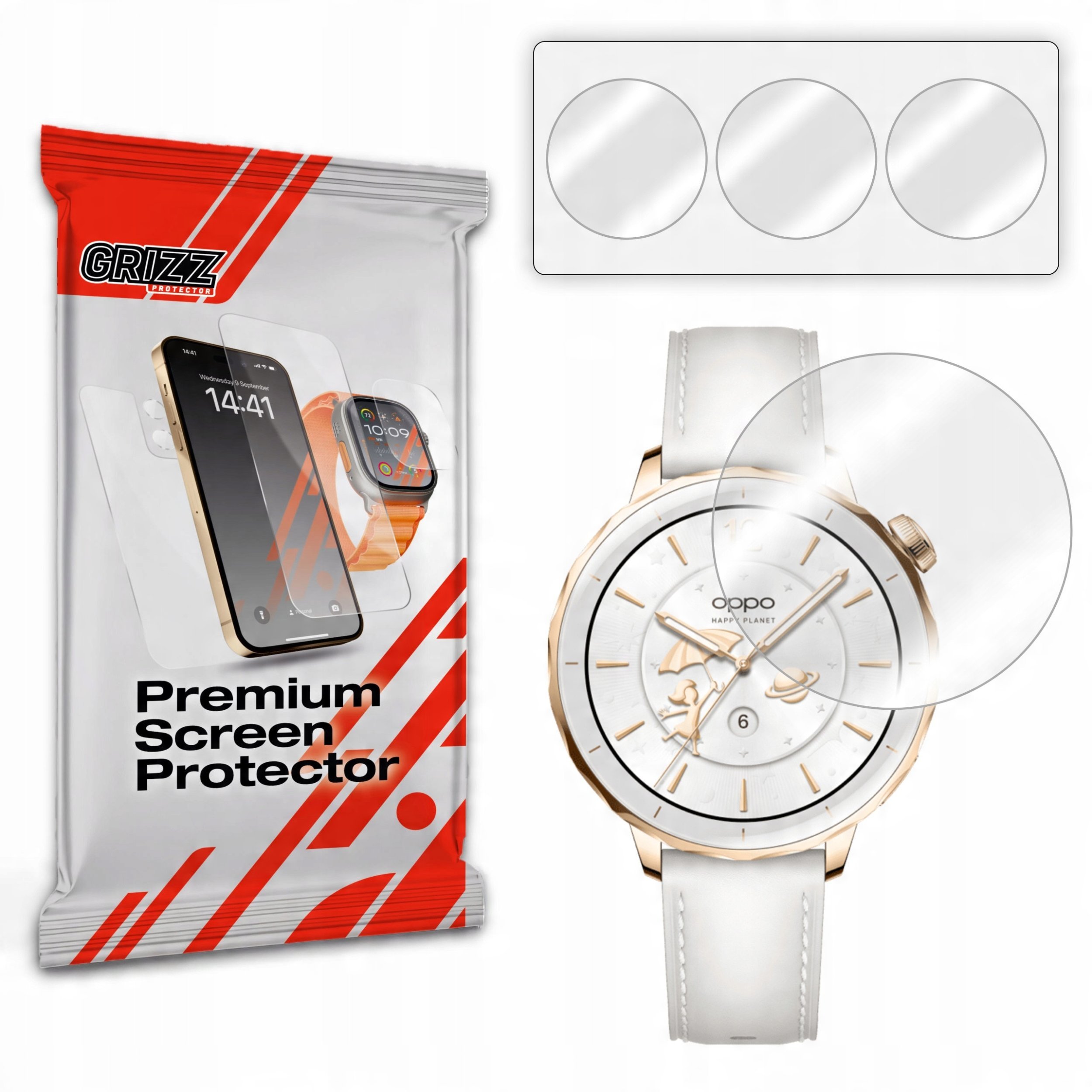 Folia hydrożelowa GrizzGlass Hydrofilm do Oppo Watch X2 Mini