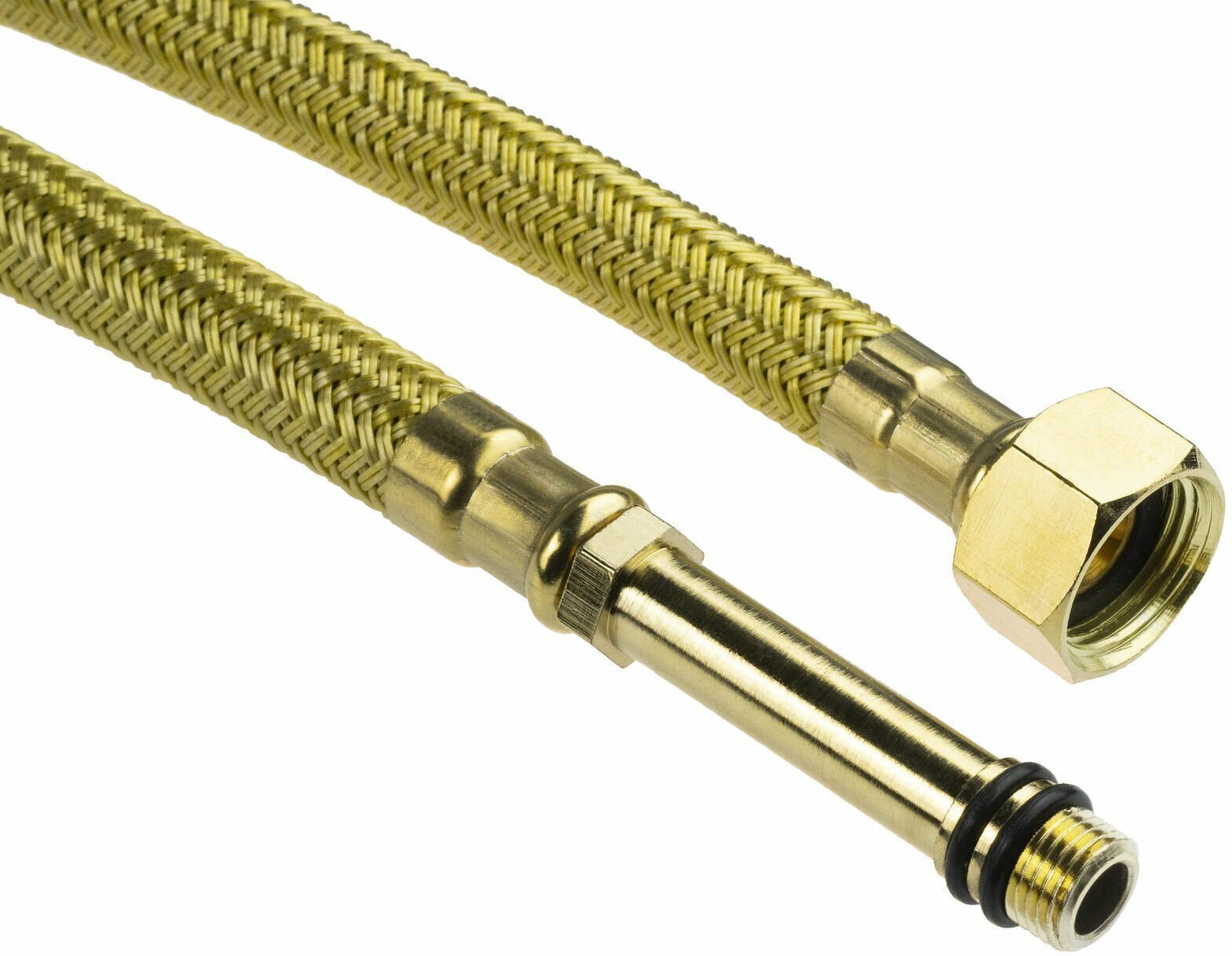 SHOWER HOSE 1M DOMOLETTI BRASS ENDS