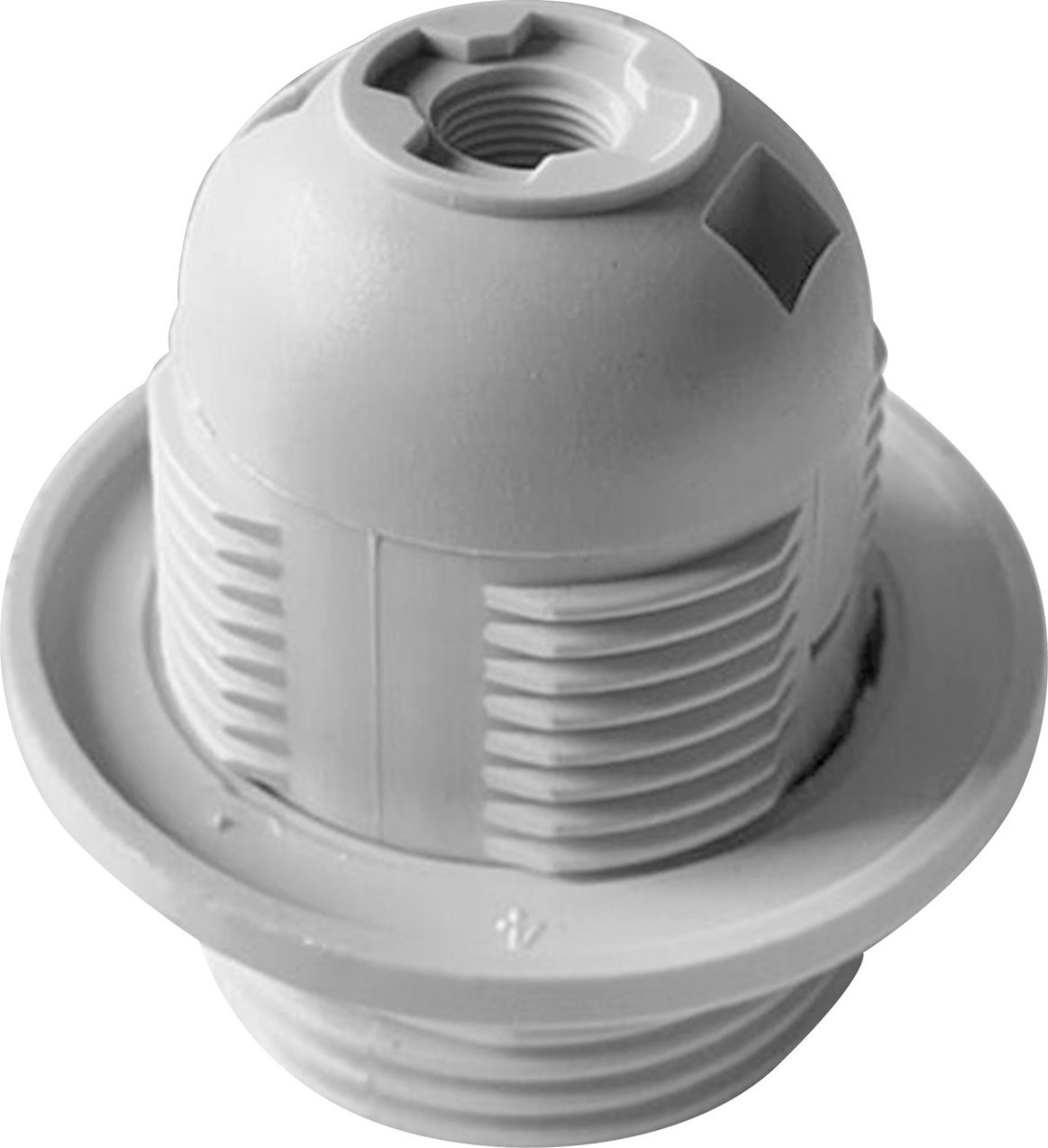 Orno Oprawka termoplastyczna E27 z kołnierzem, biała