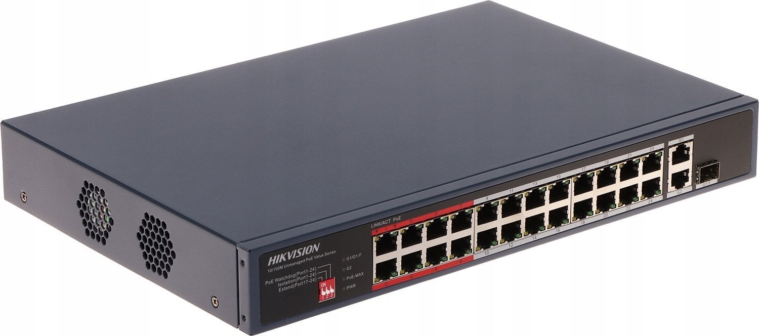 Switch Hikvision Hikvision DS-3E0326P-E/M(C) 24 Port Fast Ethernet Unmanaged POE Switch