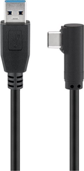 Kabel USB MicroConnect USB-A - USB-C 0.5 m Czarny (USB3.1CA05A)