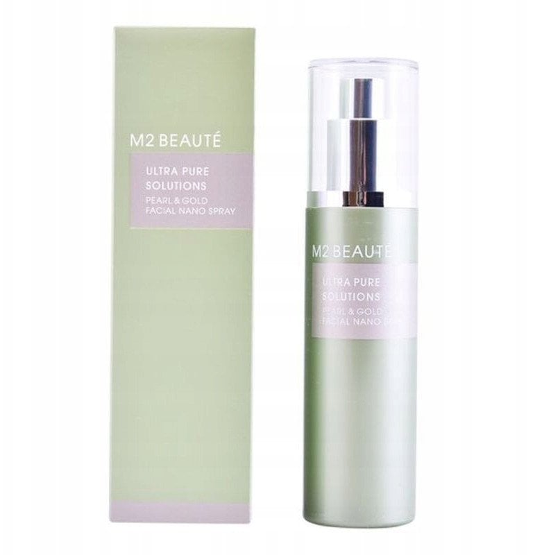 M2 Beaute, Ultra Pure Solutions, Gold, Illuminating, Mist Spray, For Face, 75 ml For Women