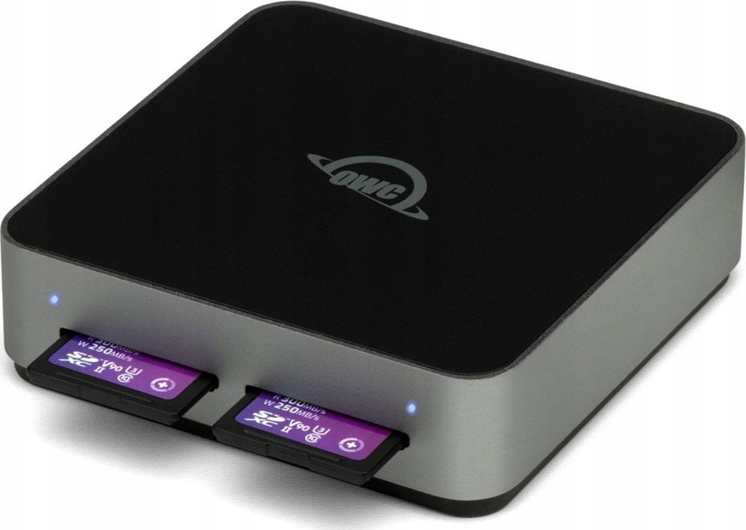 Czytnik OWC Atlas Dual SD Card Reader: USB-C Dual-Slot SDXC UHS-II Card Reader