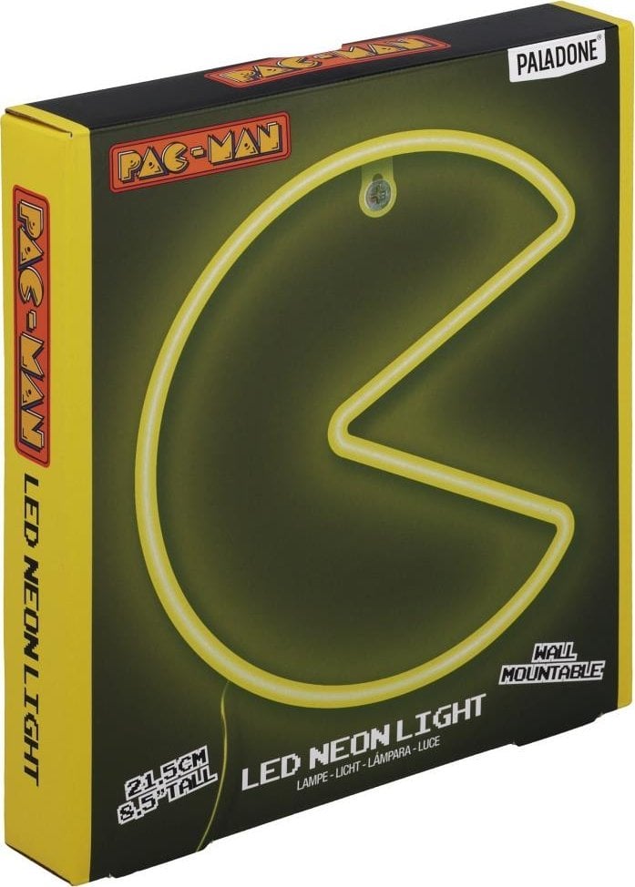Paladone Paladone Pac Man Lampka neonowa LED ścienna (Wall Mountable LED Neon Light)