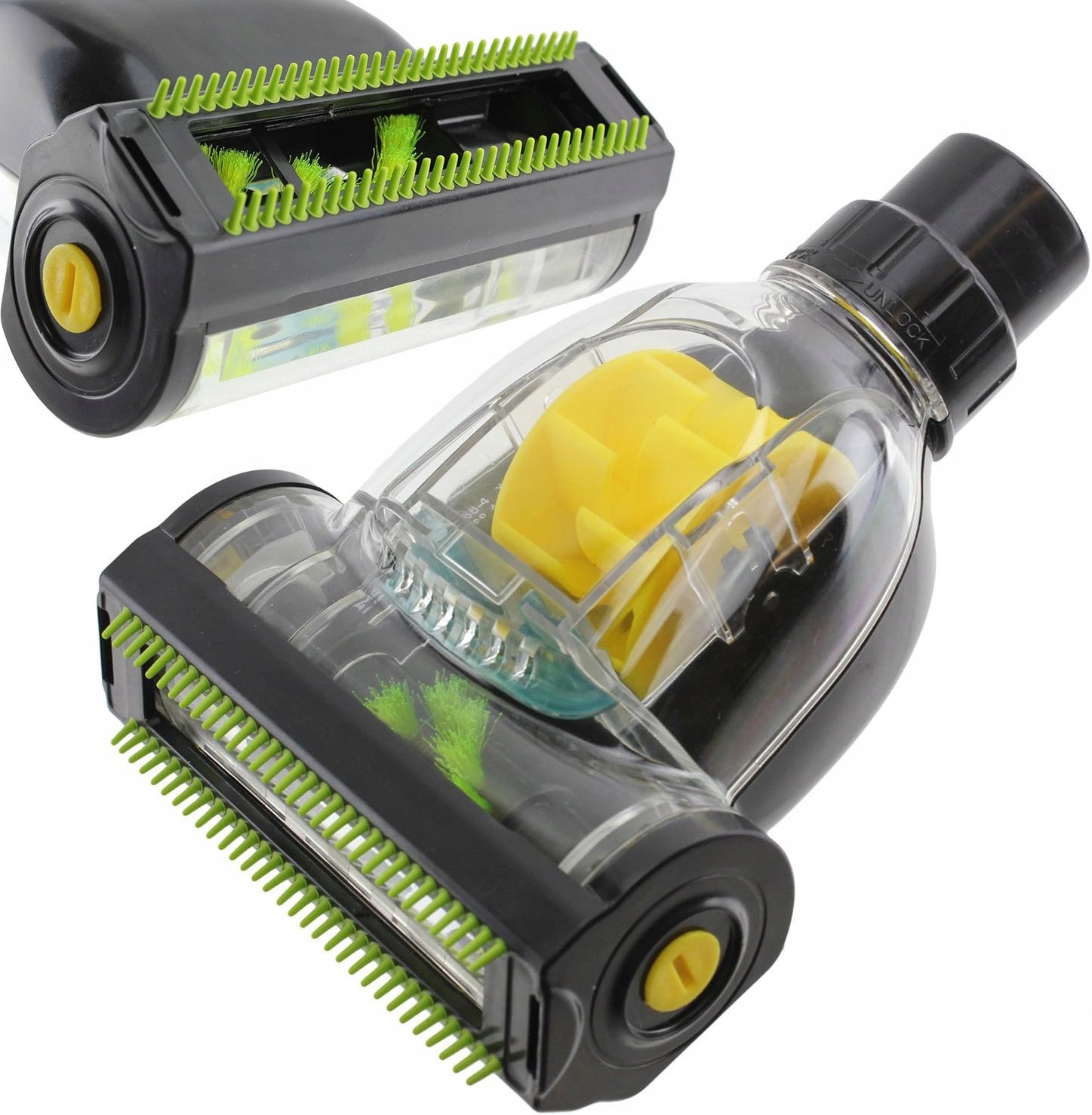 UNIWERSALNA MINI TURBOSZCZOTKA DO ODKURZACZA 35MM DYWAN TAPICERKA OTWIERANA