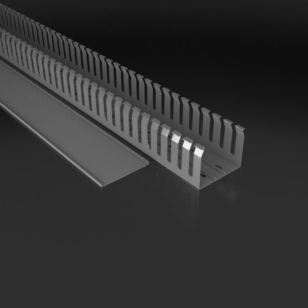EM Group Korytko grzebieniowe 80x60 Kanał kablowy z pokrywą 1m 4/6/ 0647
