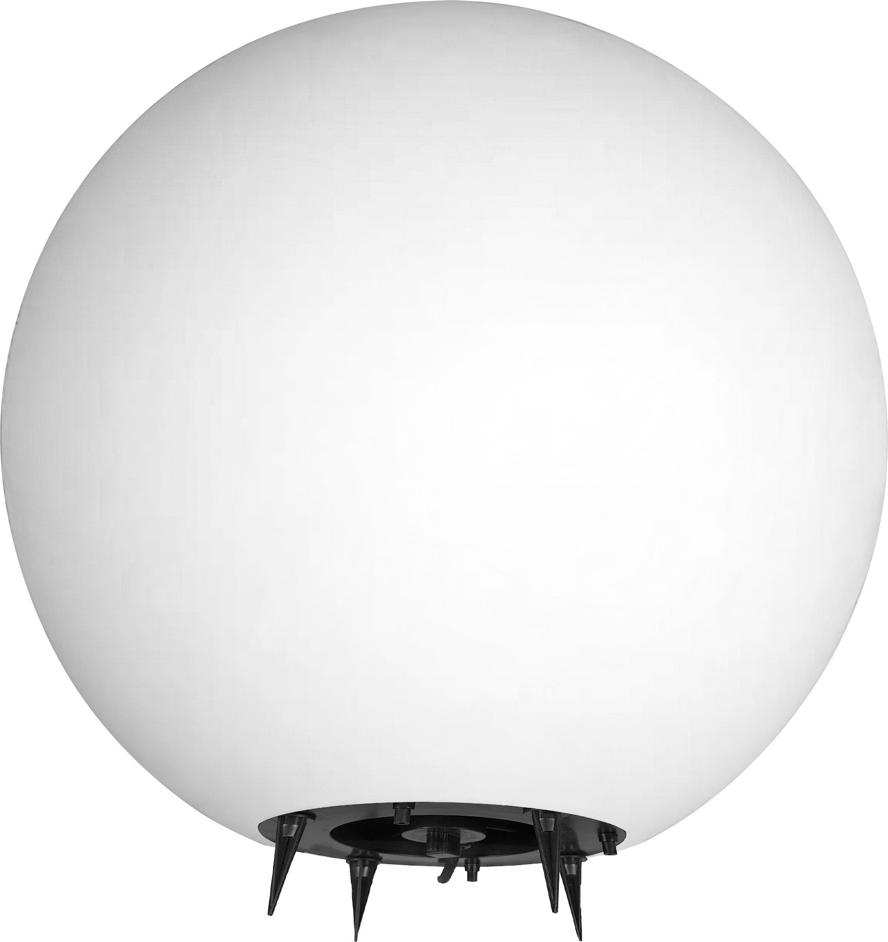 Kinkiet Orno LUNA II oprawa ogrodowa kula, E27, max. 18W, IP65, biała, ?380