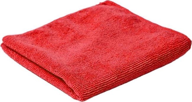 CleanPRO CleanPRO - Ściereczka z mikrofibry, 32x32 cm - Czerwona