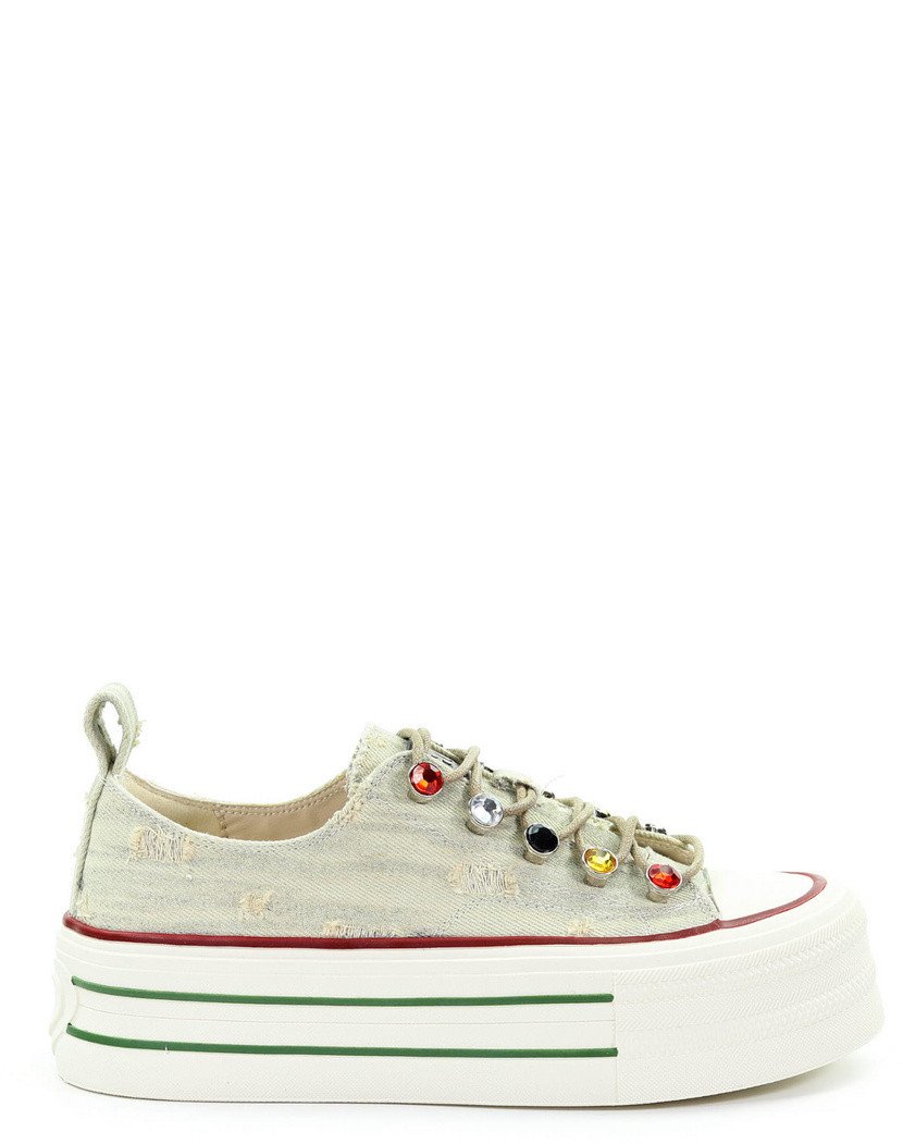 GOE Damskie trampki beżowe RR2N4105 BEIGE 37