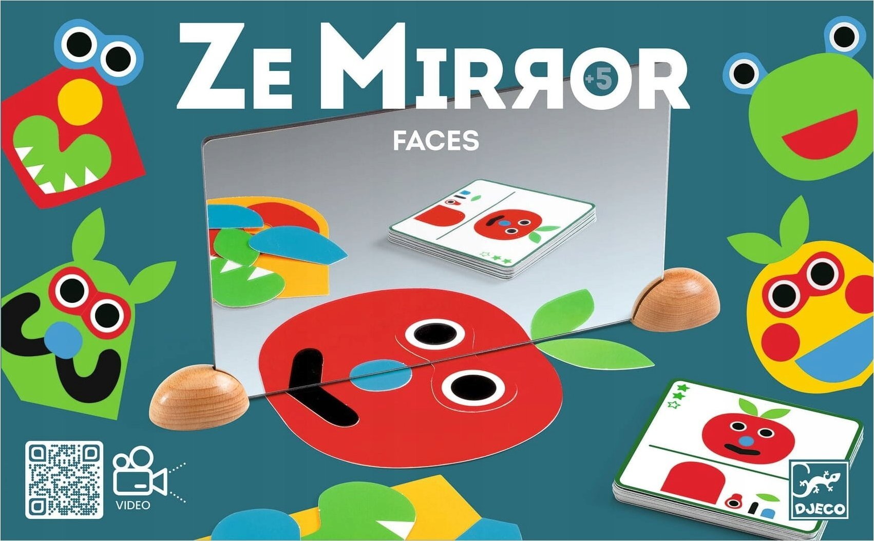 Djeco Ze Mirror - Lustro - Twarze