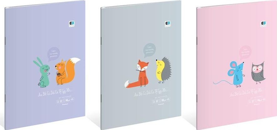 Interdruk Zeszyt A4/32K linia kolorowa B&B Kids (10szt)