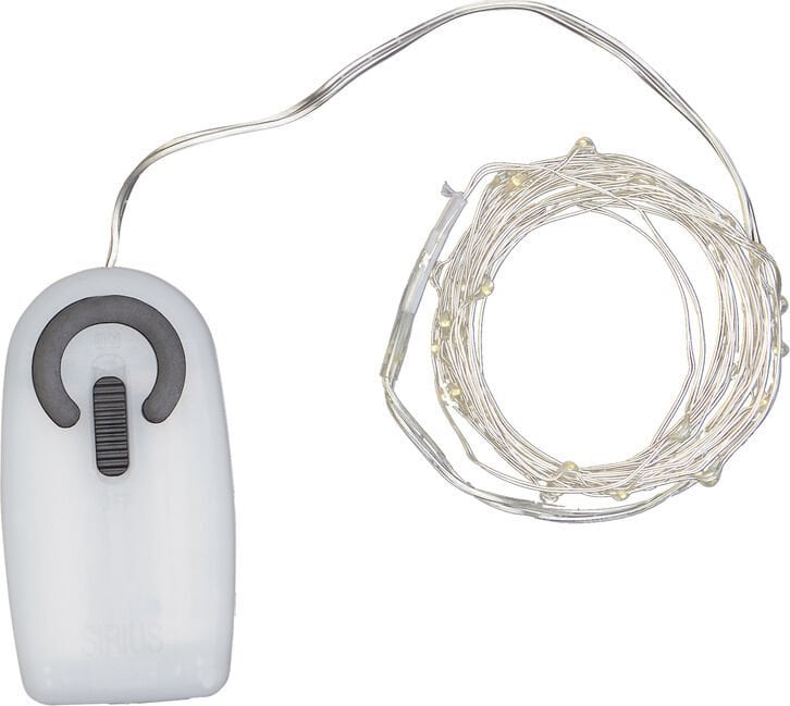 Sirius Home KNIRKE, Silver, 40 lamp(s), Warm comfort light, AA, 3.9 m, 0.3 m