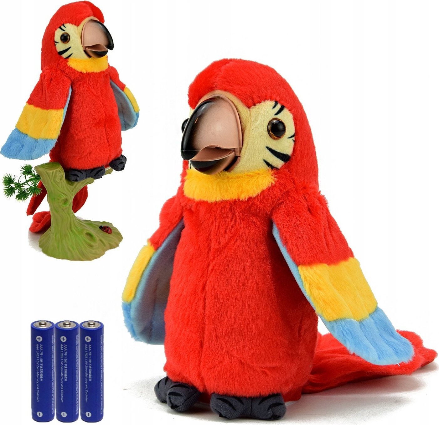 Skleplolki PAPUGA INTERAKTYWNA POWTARZA TAŃCZY MÓWI GRATIS