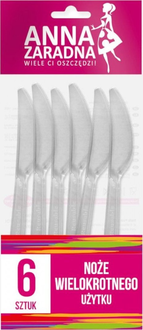 Anna Zaradna Noże wielokrotnego użytku 6szt