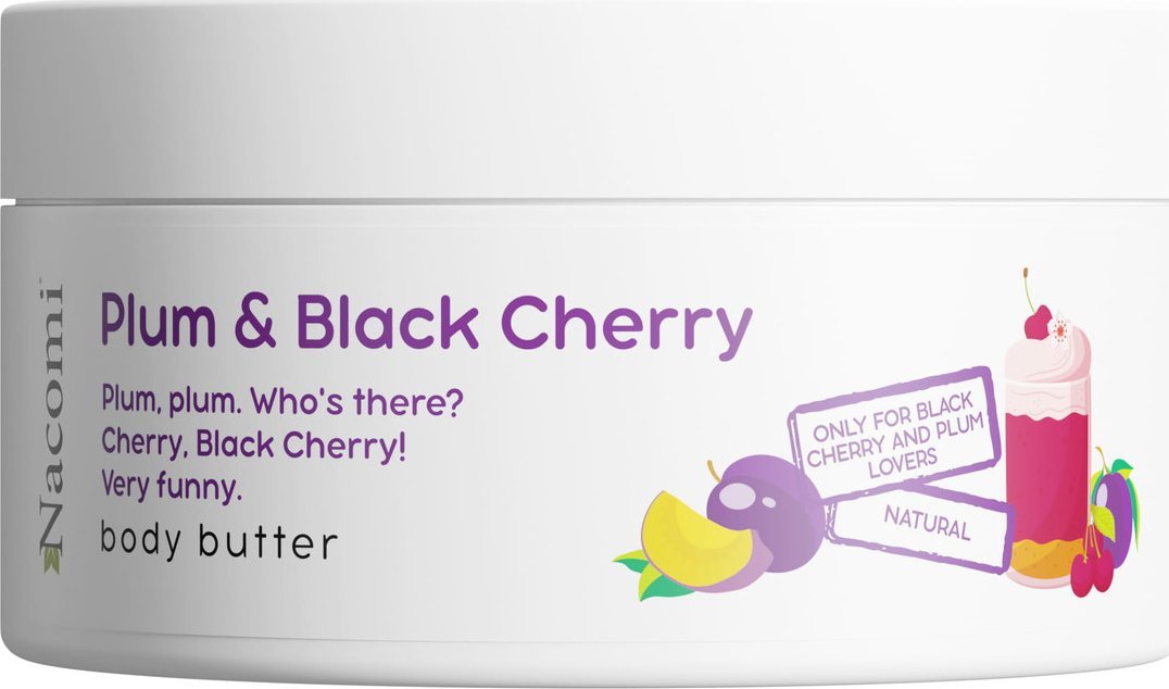 Nacomi Masło do ciała o zapachu śliwki z czarną wiśnią 100ml