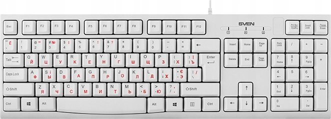 SVEN KB-S300 white klawiatura