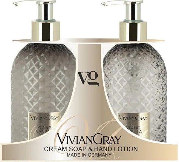 Vivian Gray Set Vivian Gray: Gemstone, Ylang & Vanilla, Cleansing, Liquid Soap, 300 ml + Gemstone, Ylang & Vanilla, Hydrating, Hand Lotion, 300 ml Uni