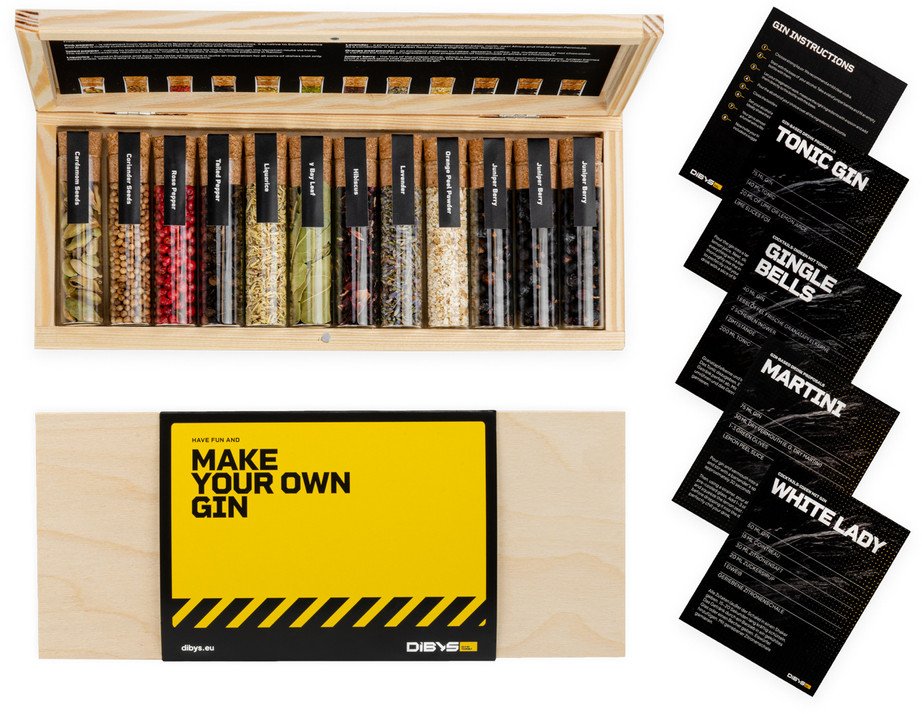 ZESTAW PRZYPRAW DO ROBIENIA GINU 12X20ML v2