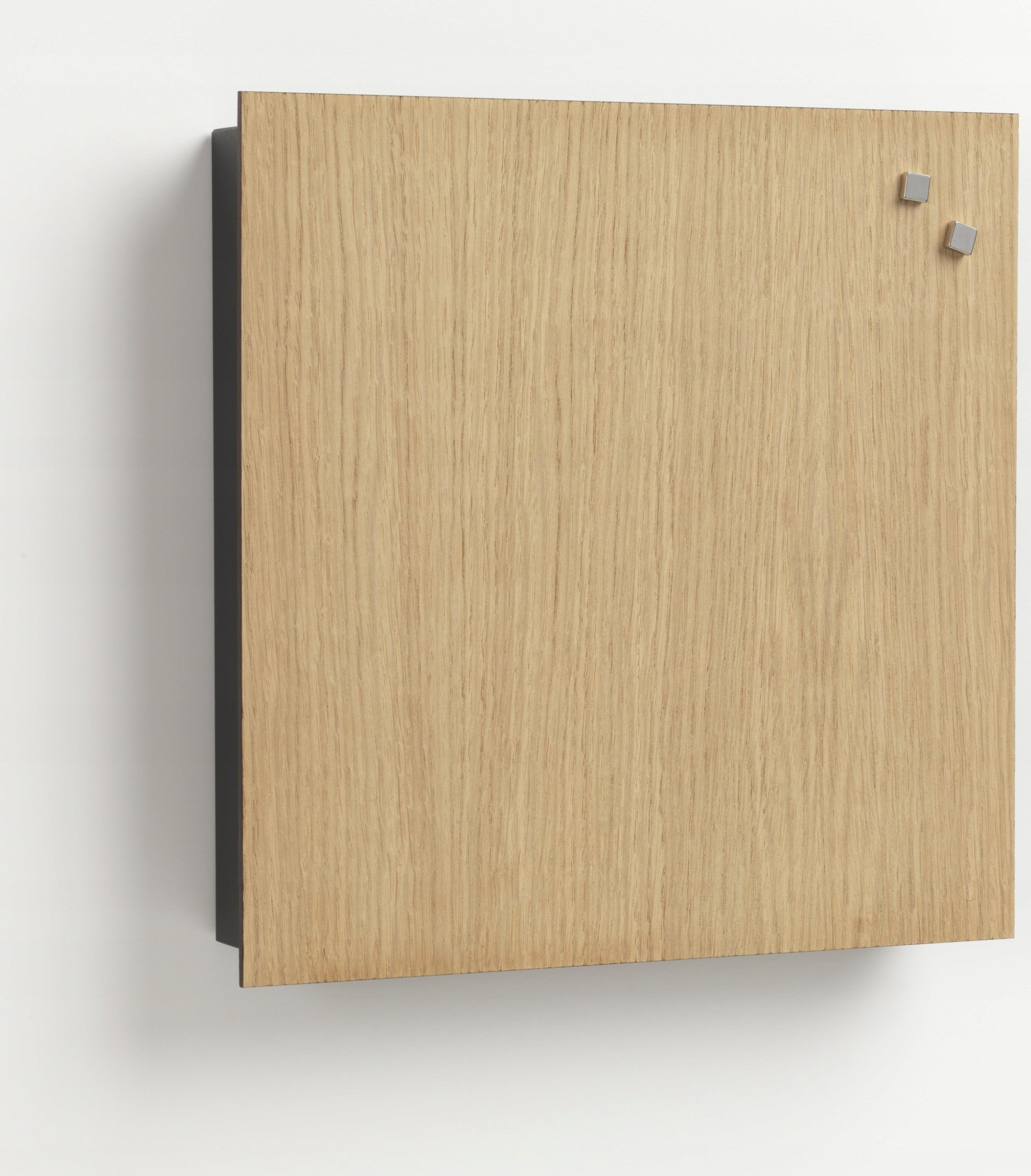 NAGA Nøgleskab med magnetisk låge i finér eg Eg 30x5x30mm (1stk)