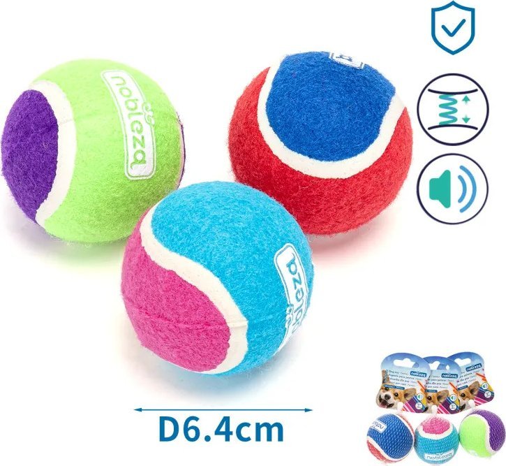 Nobleza Wysokoelastyczna zabawka tenisowa z dźwiękiem Wysokoelastyczna zabawka tenisowa z dźwiękiem