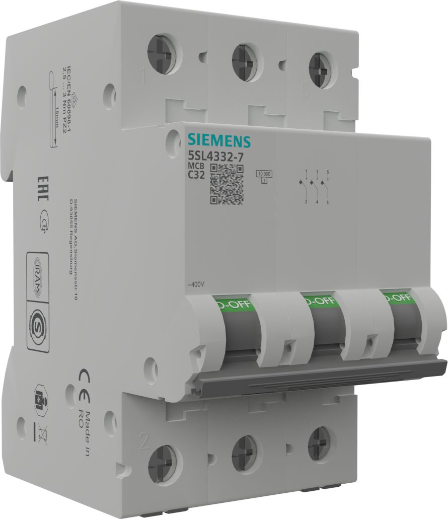 Siemens Wyłącznik nadprądowy 3P C 32A 10kA AC Siemens 0569