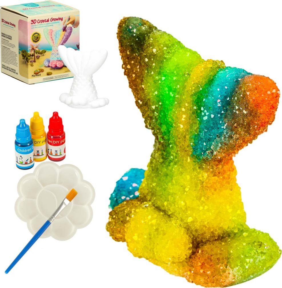 Hodowla kryształów syreni ogon bajkowy zestaw z akcesoriami