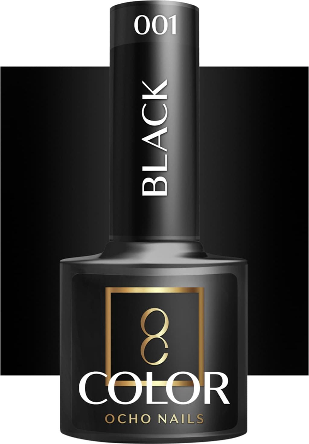 Activeshop OCHO NAILS Lakier hybrydowy black 002 -5 g