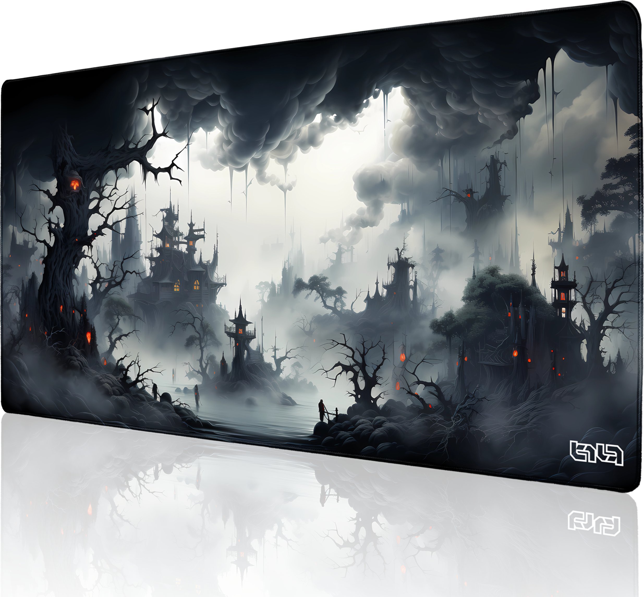 Podkładka Tilt DUŻA PODKŁADKA POD MYSZKĘ Ciemno i Ciemniej 100x50 TILT Antypoślizgowa XXL