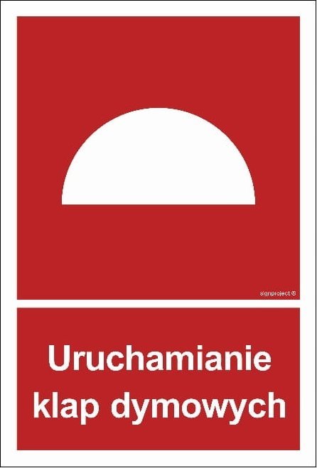 Mój dom Uruchamianie Klap Dymowych 5X7,4 Naklejki Arkusz 9 Libres Polska Sp Bb002_50X74_Fn 5904937043398