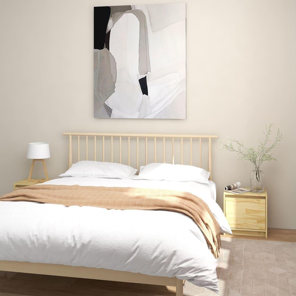 vidaXL Szafki nocne, 2 szt., 40x30,5x40 cm, lite drewno sosnowe