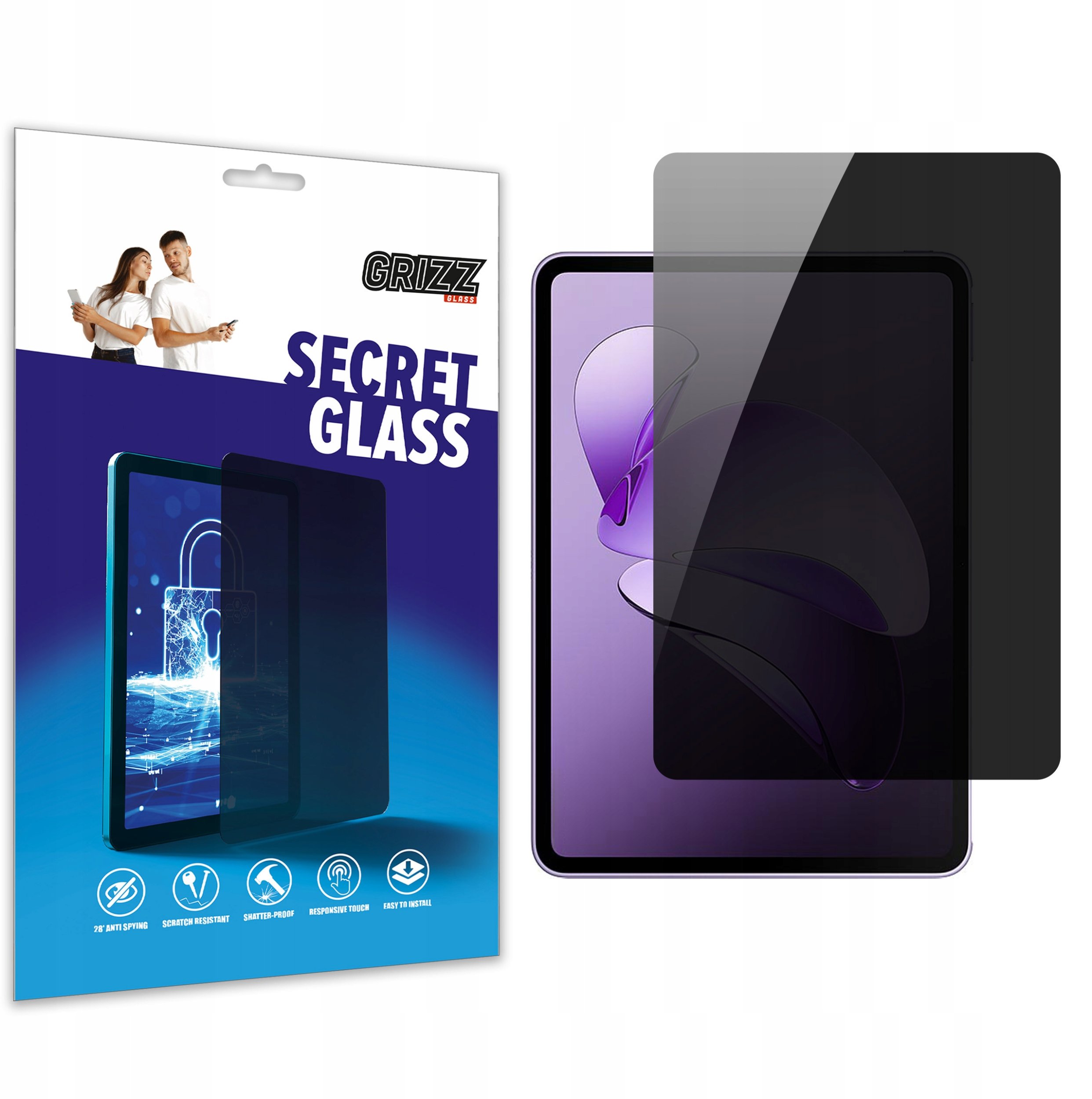 Szkło prywatyzujące GrizzGlass SecretGlass do Oppo Pad 3