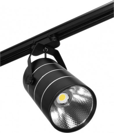Nvox Lampa sklepowa led reflektor szynowy jednofazowy czarny 30w 2550 lm światło neutralne 4000k