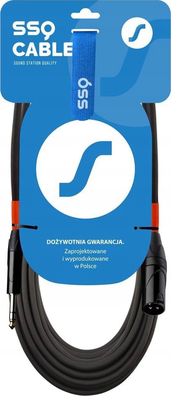 Kabel SSQ JSXM10 Event - Jack stereo 6.3 / XLR Meski